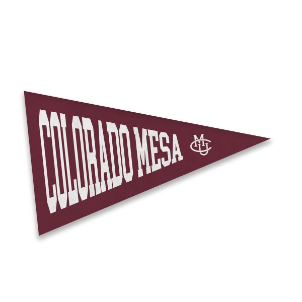 Mini Magnet Pennant W Colorado Mesa Athletic Logo The Maverick Store mini-magnet-pennant-w-colorado-mesa-athletic-logo-the-maverick-store